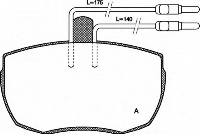 OPEN PARTS bpa005604 -  Комплект тормозных колодок, дисковый тормоз
